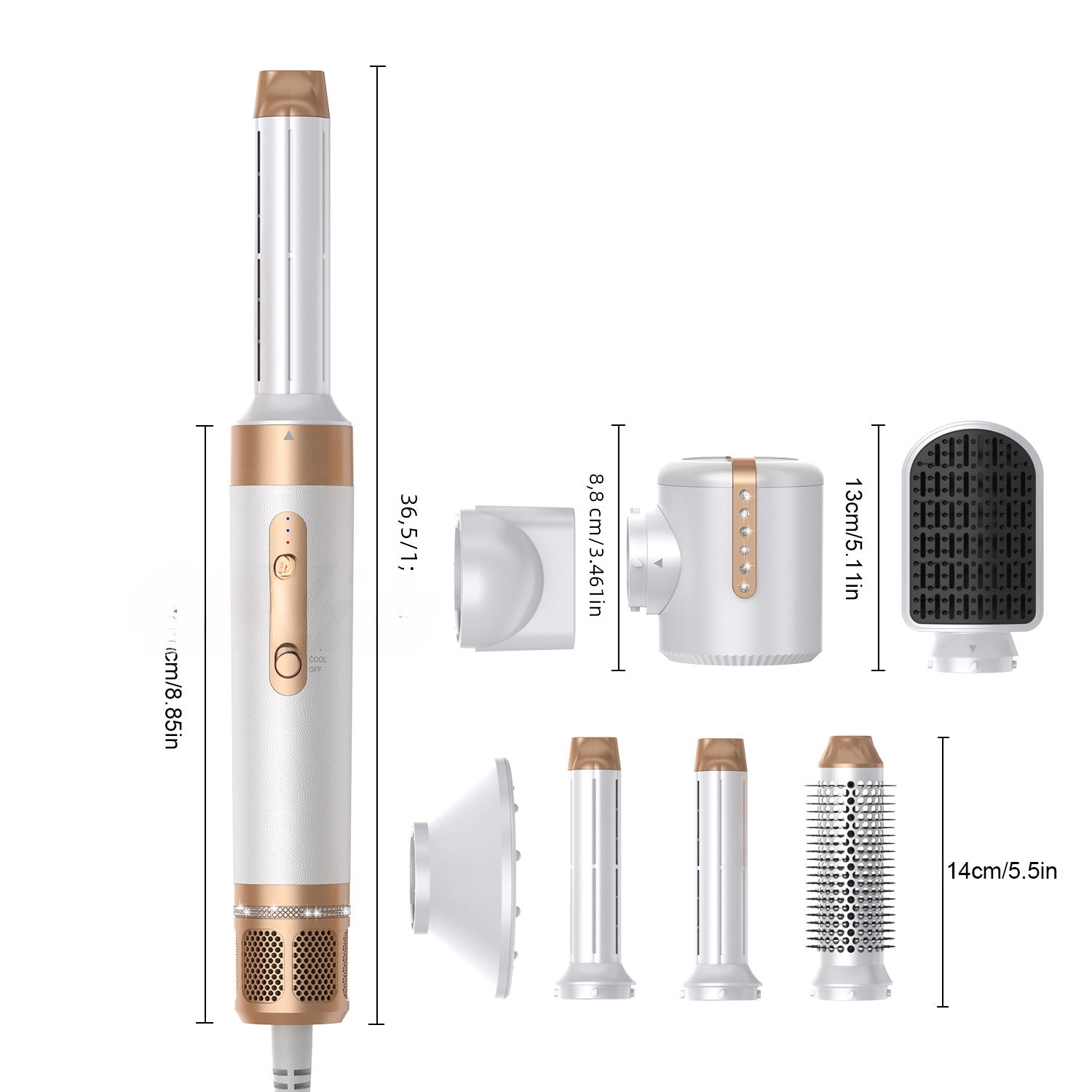 7-in-1 Hot Air Brush