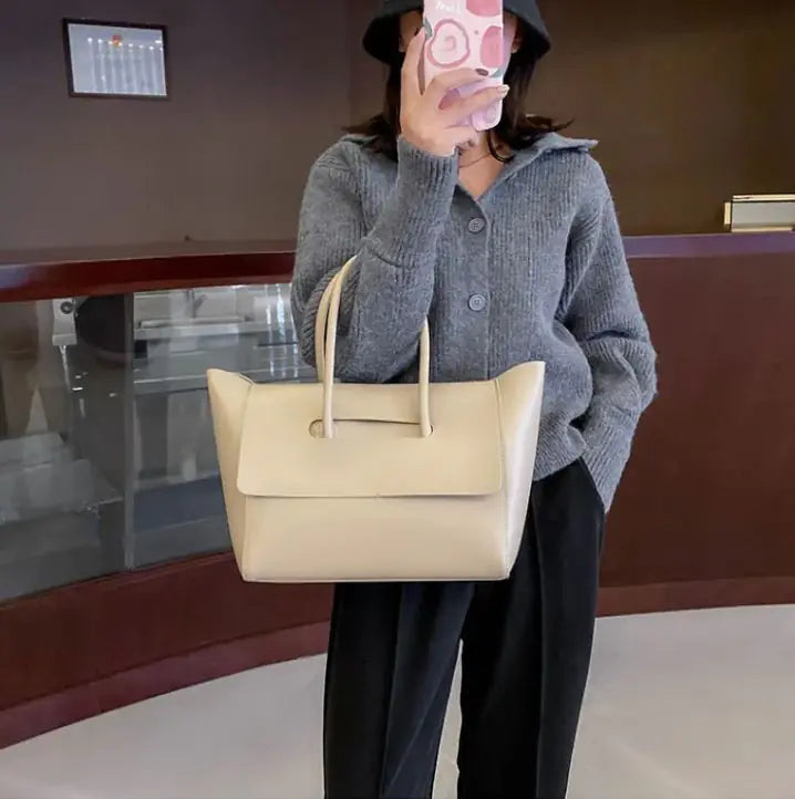 High Quality PU Leather Womens Handbag Large Capacity