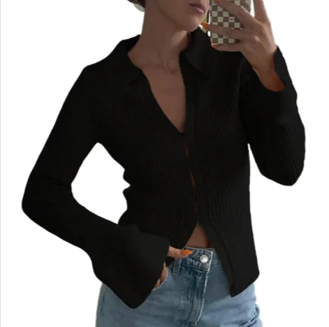Bell Sleeve Casual Top Bell Sleeve Casual Top